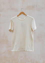 Merz B. Schwanen Merz B. Schwanen 215 Loopwheeled T-Shirt in Natural