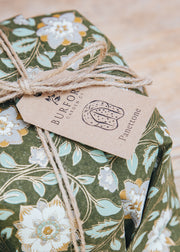 Burford Garden Co. Panettone Tradizionale wrapped in Roja Pine Paper, 500g