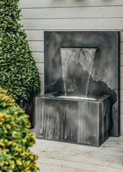 A Place in the Garden Arno Square Zinc Water Feature