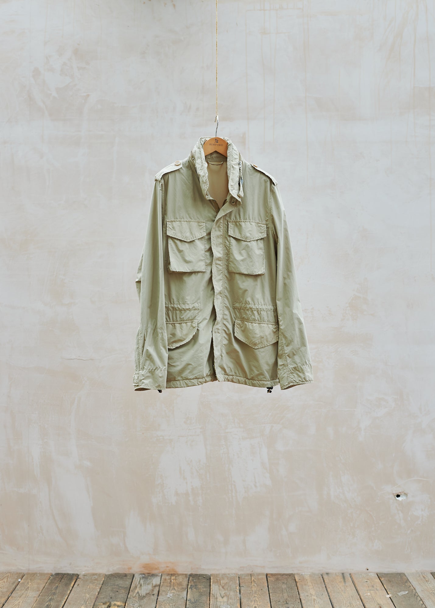 Beige Aspesi Fieldjacket Aspesi Lightweight Beige Military Jacket S