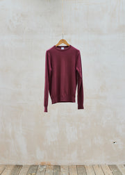 Kenny Ryder Aspesi Cotton/Cashmere Burgundy Crewneck - S