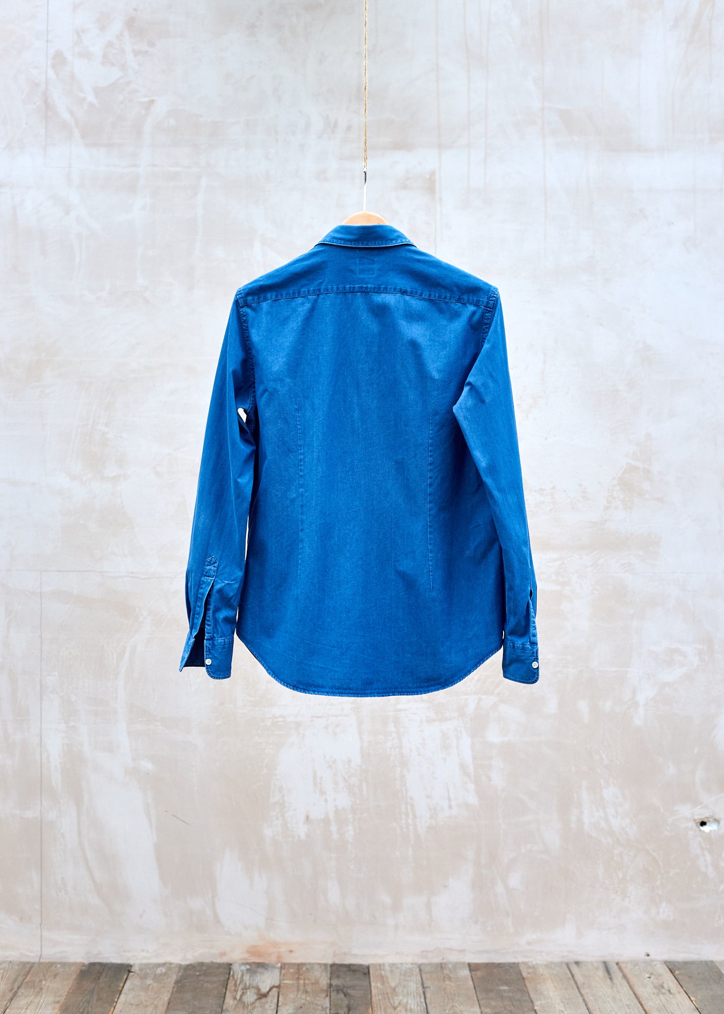 Aspesi Mid-Blue 100% Cotton Denim Shirt - L