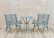 A Place in the Garden Arras Bistro Table and Two Carver Chairs Set