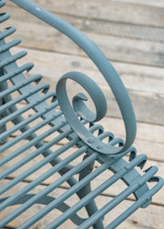 A Place in the Garden Arras Bistro Table and Two Carver Chairs Set
