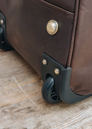 Ashwood Ashwood Albert Wheeled Weekender Trolley Bag in Mud