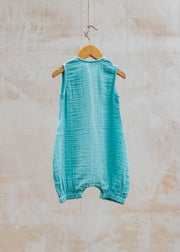 Pigeon Organics Babies' Muslin All In One in Turquoise