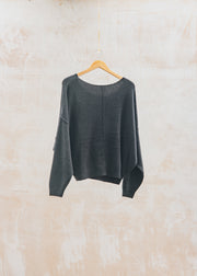 American Vintage Damsville Pullover in Noir