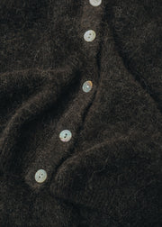 American Vintage Vitow Cardigan in Cafe Chine