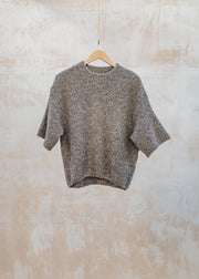 American Vintage Zolly Pullover in Taupe Chine