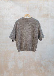 American Vintage Zolly Pullover in Taupe Chine
