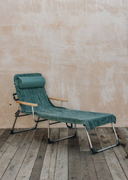 Fiam Spa Fiam Aluminium Amigo Lounger in Sage Green
