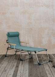 Fiam Spa Fiam Aluminium Amigo Lounger in Sage Green