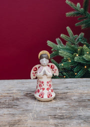 Bungalow Bungalow Angel Marigold Candleholder in Ruby