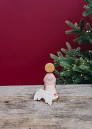 Bungalow Bungalow Angel Marigold Candleholder in Ruby