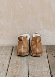 Shepherd of Sweden Women's Annie Slippers in Antique Cognac Gold