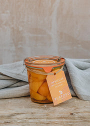 Apricots with Amaretto in Syrup