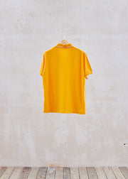 Kenny Ryder Ballantyne Orange Textured Cotton Knit Polo - XL