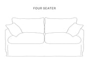 The Hastings Sofa Company Lily Sofas in Rosemary Linen