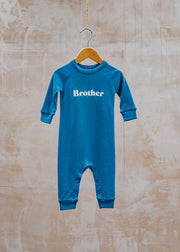 Bob & Blossom Babies' Brother All-in-One in Sailor Blue