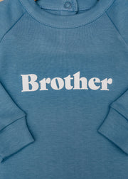 Bob & Blossom Babies' Brother All-in-One in Sailor Blue