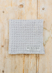 Burford Garden Co. Light Grey Waffle Towel, 30x30
