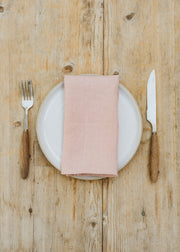 Libeco Misty Rose Linen Napkins, pack of two