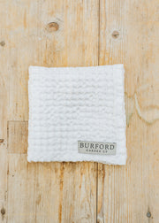 Burford Garden Co. White Waffle Towel, 30x30