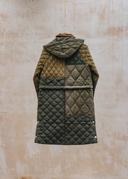Barbour Lilian Quilted Jacket in Fern Leaf, Sage and Natural