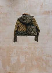 Barbour Lilian Quilted Jacket in Fern Leaf, Sage and Natural