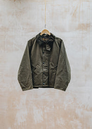 Barbour Oversized Transport Wax Jacket in Beech