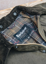 Barbour Oversized Transport Wax Jacket in Beech