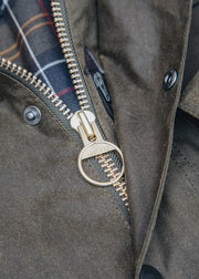 Barbour Oversized Transport Wax Jacket in Beech