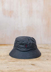 Barbour Waxed Bucket Hat in Navy