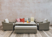 Gommaire Bramblecrest for Burford Garden Co. Barley Three Seater Sofa Set