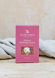 Cornish Charcuterie Beetroot Sourdough Crackers, 100g