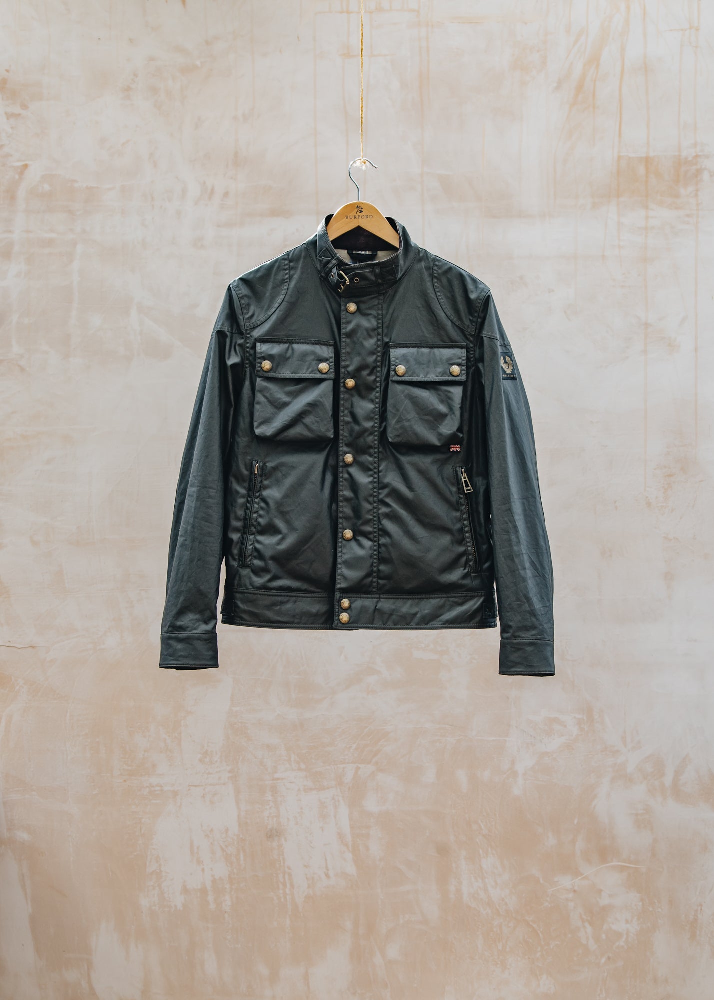Belstaff Racemaster Jacket in Faded Olive – Burford Garden