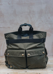 Belstaff Trialmaster Two-Way Tote in Faded Olive