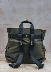 Belstaff Trialmaster Two-Way Tote in Faded Olive