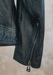 Belstaff V Racer Leather Jacket in Black