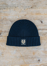 Belstaff Watch Beanie Hat in Dark Navy