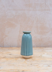 Bergs Potter Glazed Cove Water Cacti in Misty Blue, 300ml