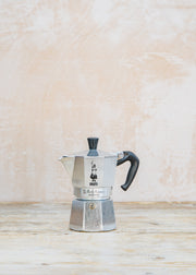 Bialetti Moka Express Silver, three cup