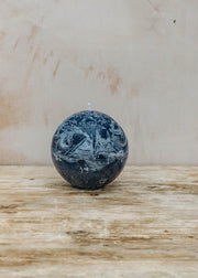 Dekocandle Bolo Candle in Dark Blue, 12cm