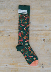 Bonne Maison Foret Raisins Long Socks