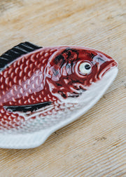 Bordallo Pinheiro Fish Olive Dish