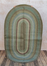 The Braided Rug Co. Oval Rug in Hedgerow, 152cmx244cm