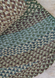 The Braided Rug Co. Oval Rug in Hedgerow, 152cmx244cm