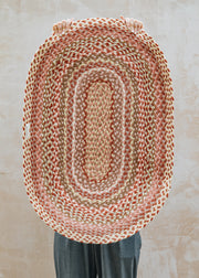 The Braided Rug Co. Coral Oval Rug