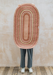 The Braided Rug Co. Coral Oval Rug