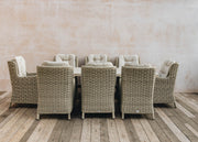 Gommaire Bramblecrest Barley Eight Seater Dining Set